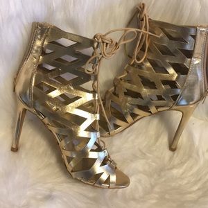 Gold Charlotte Russe Heels